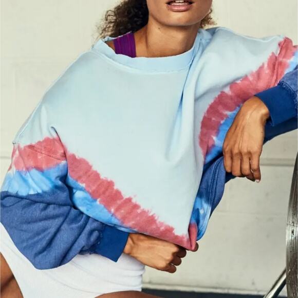 NWT Free People Movement Metti Ombre Sweatshirt - Picture 1 of 8